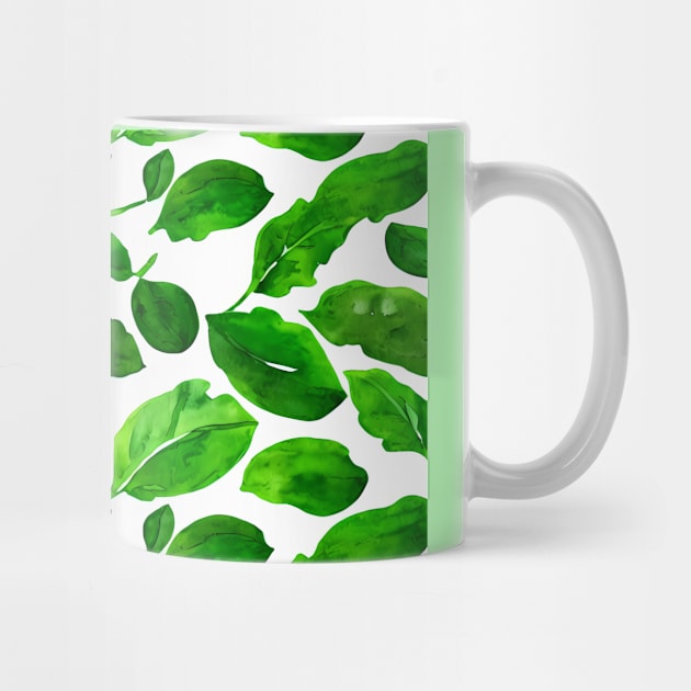 Green Leaves Pattern by Sage Harper